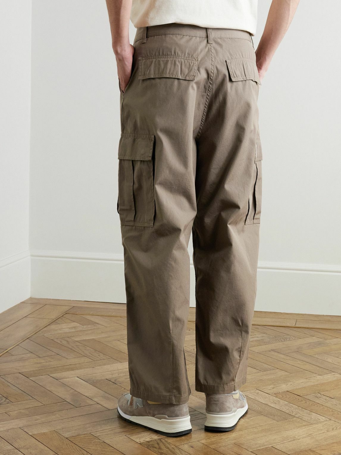 Carhartt WIP - Cole Straight-Leg Cotton-Twill Cargo Trousers - Brown