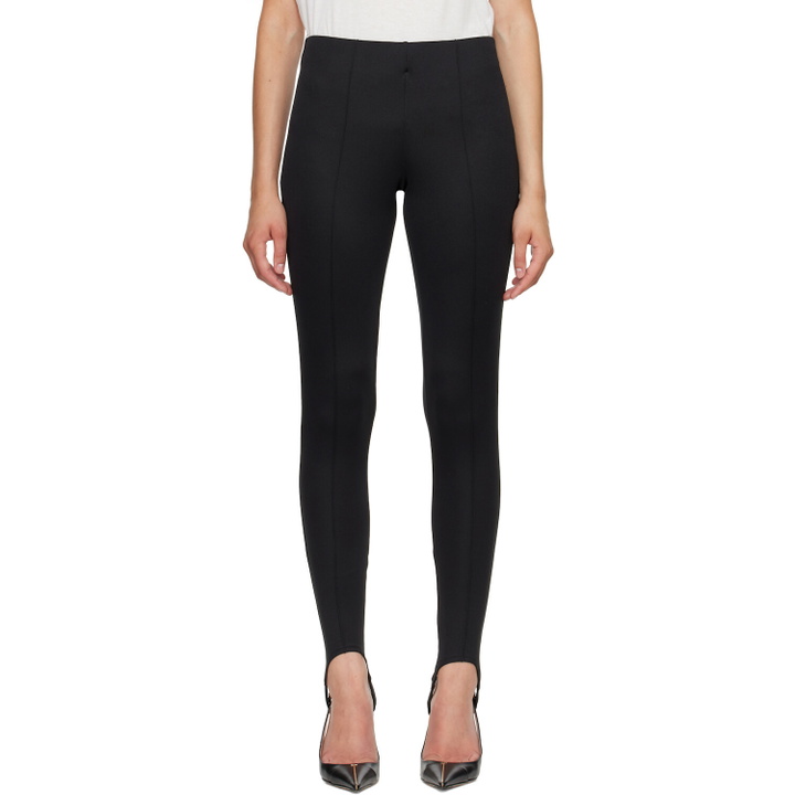 Photo: The Frankie Shop Black Caserta Stirrup Leggings
