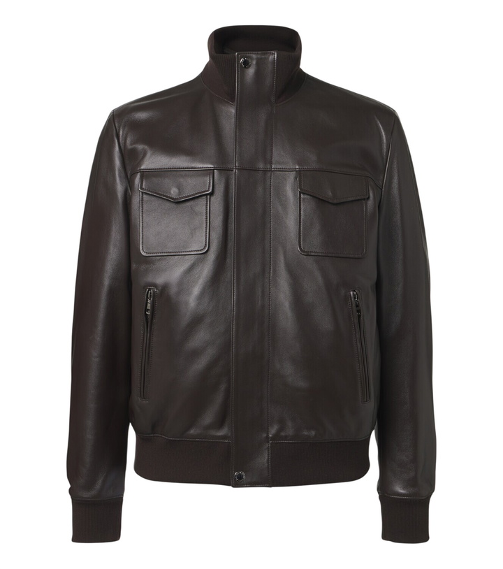 Photo: Dolce&Gabbana Leather blouson jacket