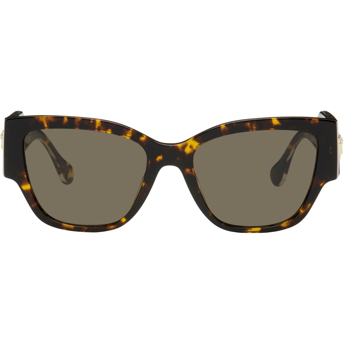 Versace Brown Tortoiseshell Sunglasses