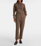 The Row Teo cashmere and cotton sweatpants