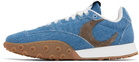 Marine Serre Blue Moon Laser Denim MS Rise Sneakers