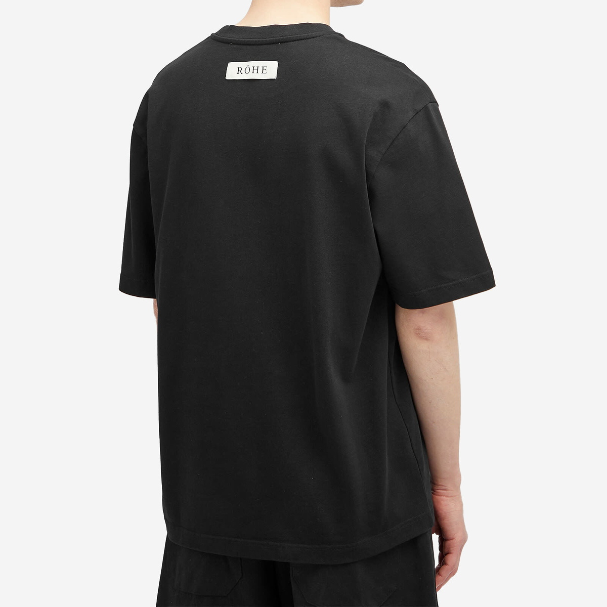 Róhe Men's Oversized T-Shirt in Black