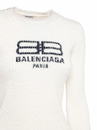 BALENCIAGA - Logo Knitted Crewneck Top