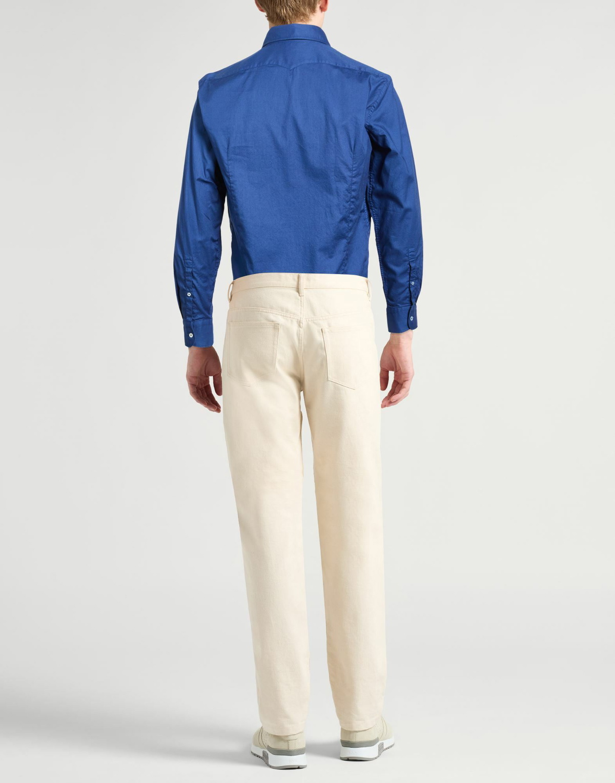 Massimo Alba Mens Shirt Bright in Blue