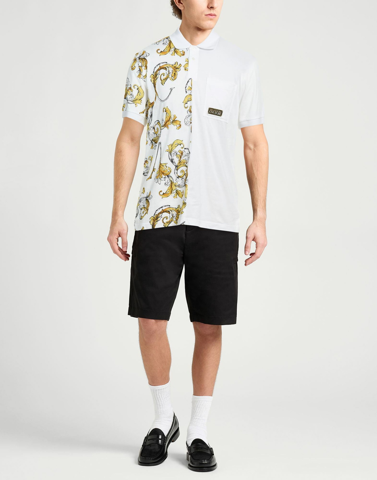 Versace Jeans Couture Mens Polo shirt in White