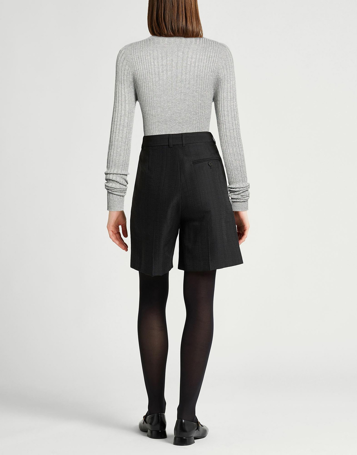 Peserico Womens Turtleneck in Grey