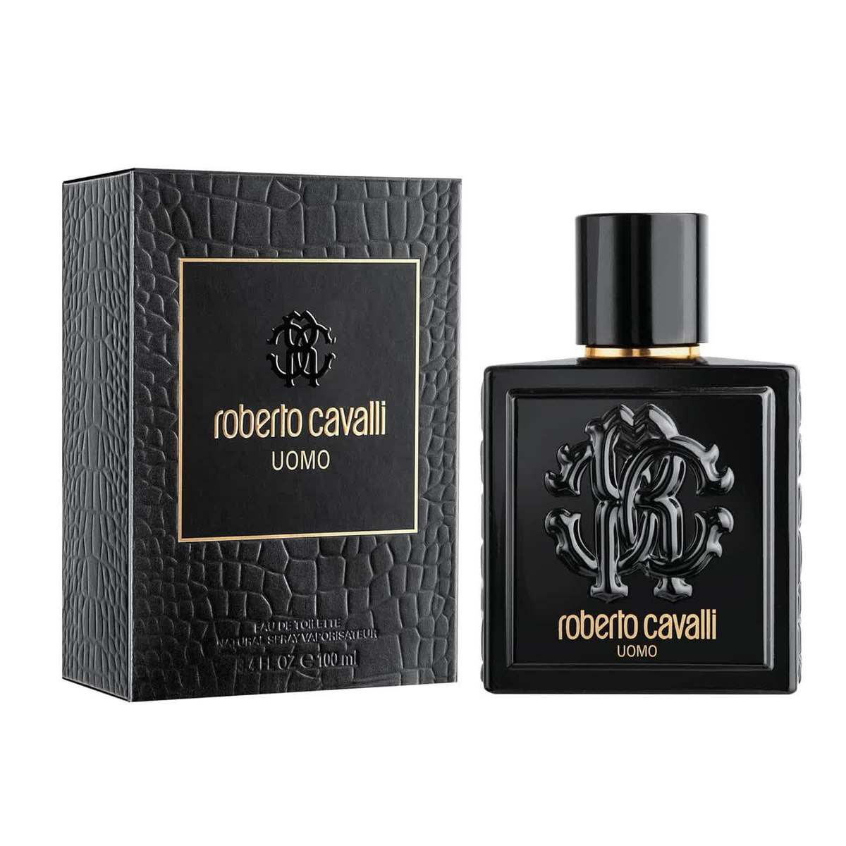Roberto Cavalli Mens Uomo EDT Spray 3.4 oz (100 ml)