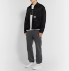 Billionaire Boys Club - Tapered Overdyed Logo-Appliquéd Loopback Cotton-Jersey Sweatpants - Gray