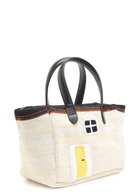 JW Anderson House Knit and Leather Tote bag - Beige - One Size