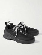 ROA - Cingino Rubber-Trimmed Microfibre Hiking Sneakers - Black