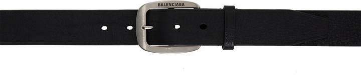 Photo: Balenciaga Black Calfskin Belt