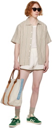 Haulier Off-White Medium Utility Tote