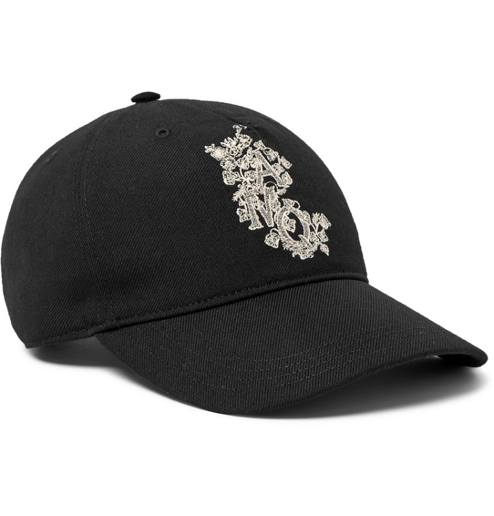 Photo: Alexander McQueen - Logo-Embroidered Twill Baseball Cap - Black