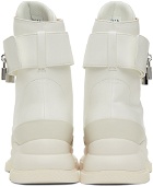 both White Gao Eva Boots