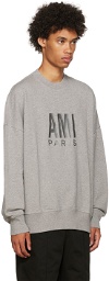 AMI Alexandre Mattiussi Gray Paris Sweatshirt