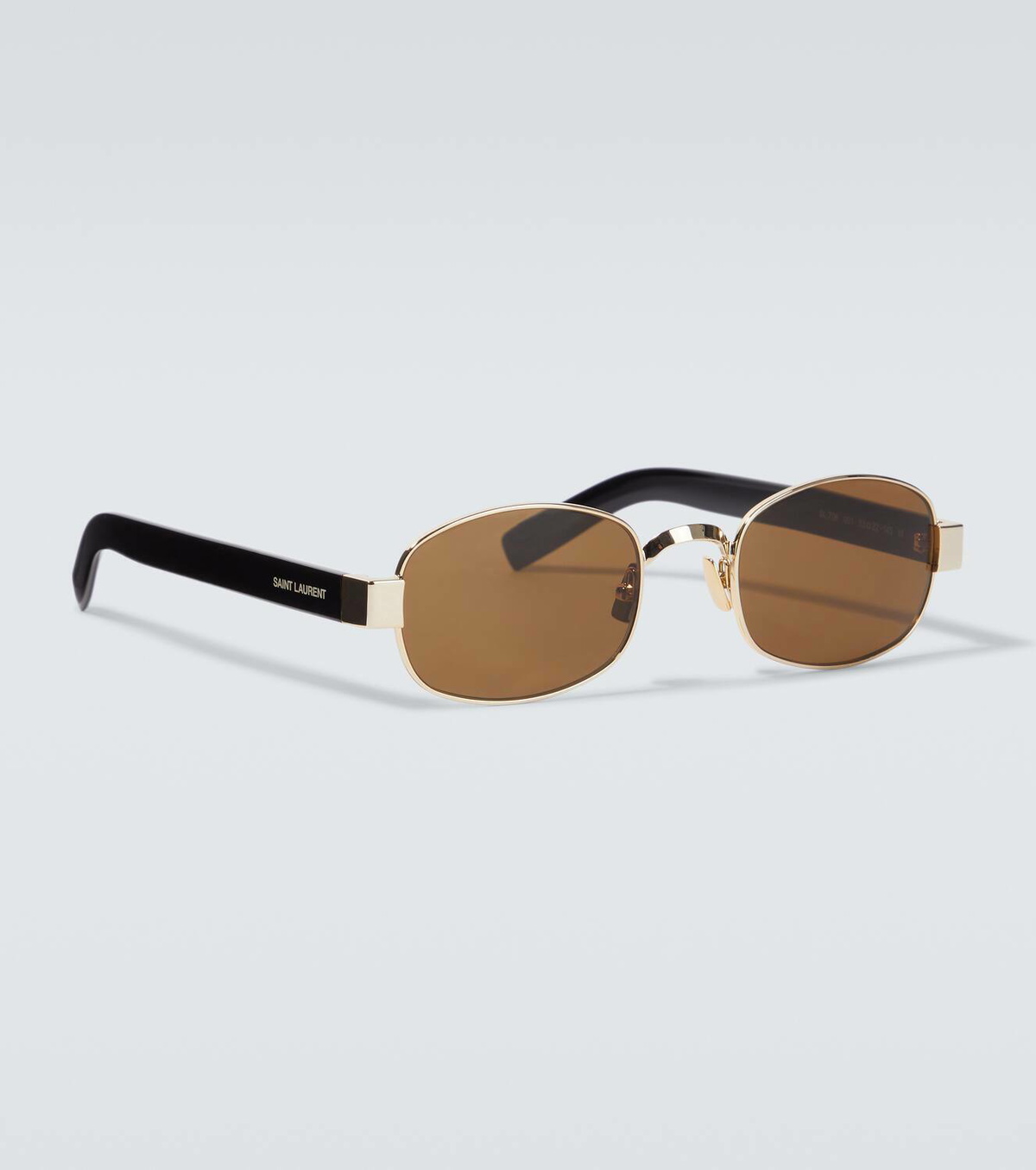 サングラス Saint Laurent Saint Laurent - SL 706 - 001 gold black brown Saint Laurent Sun SL 706 001 Sunglasses - US