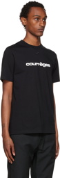 Courrèges Black Printed T-Shirt