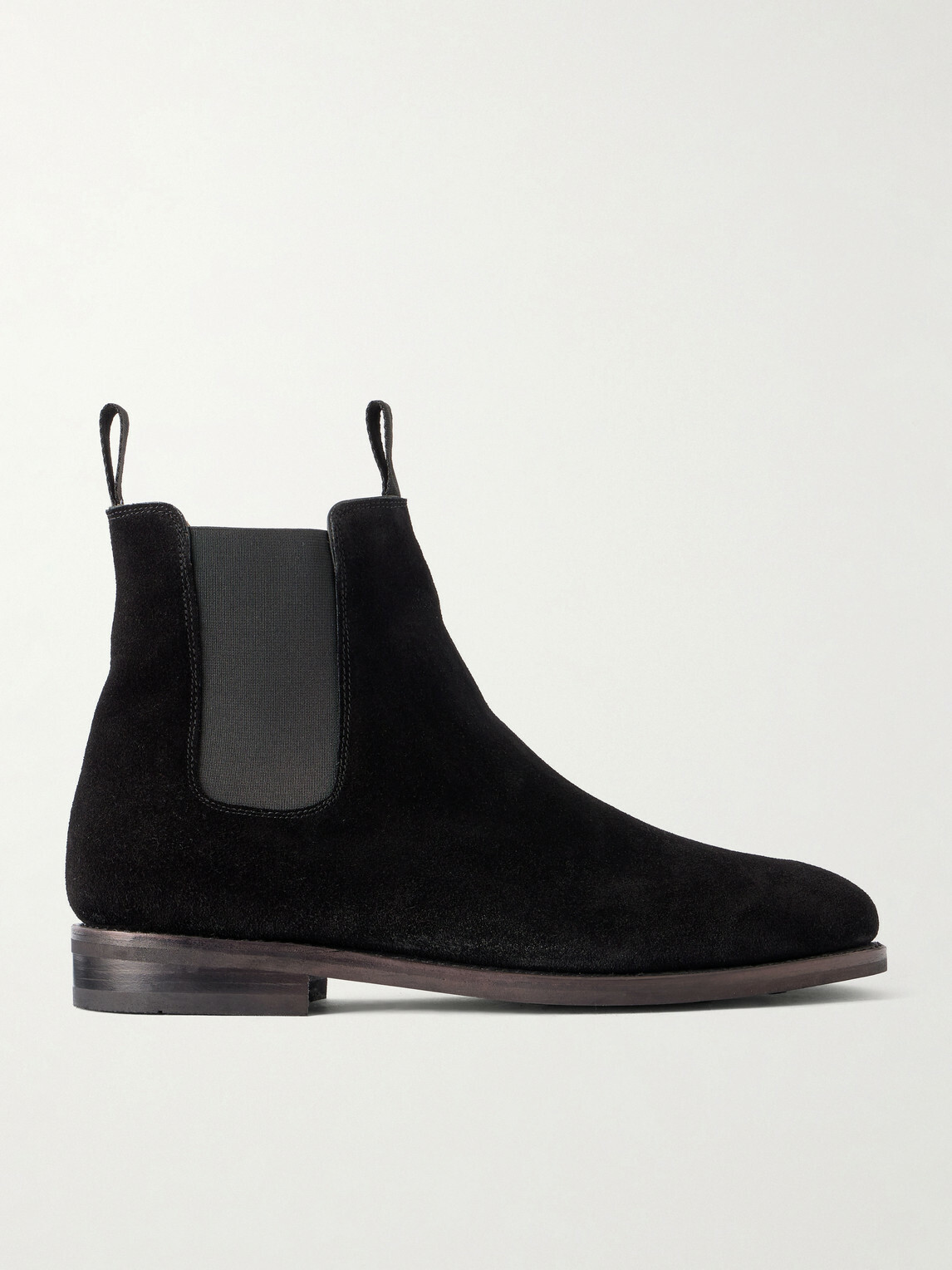 MORJAS - Suede Chelsea Boots - Black