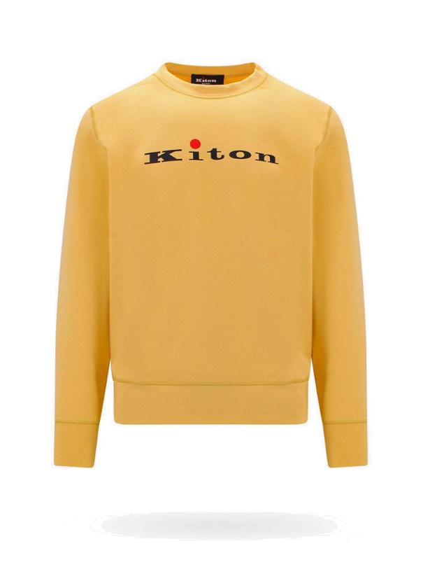 Photo: Kiton Ciro Paone Sweatshirt Yellow   Mens