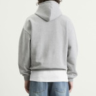 ANNIE HOOD Men's College Arch Hoodie in Marl Grey