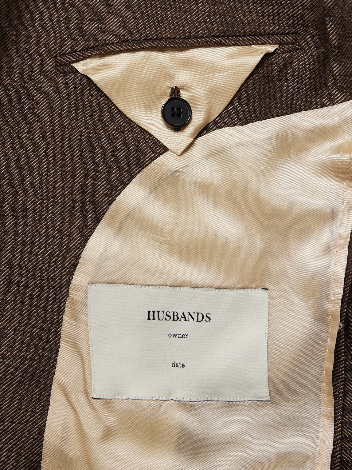 Husbands - Wool and Linen-Blend Twill Suit Jacket - Brown