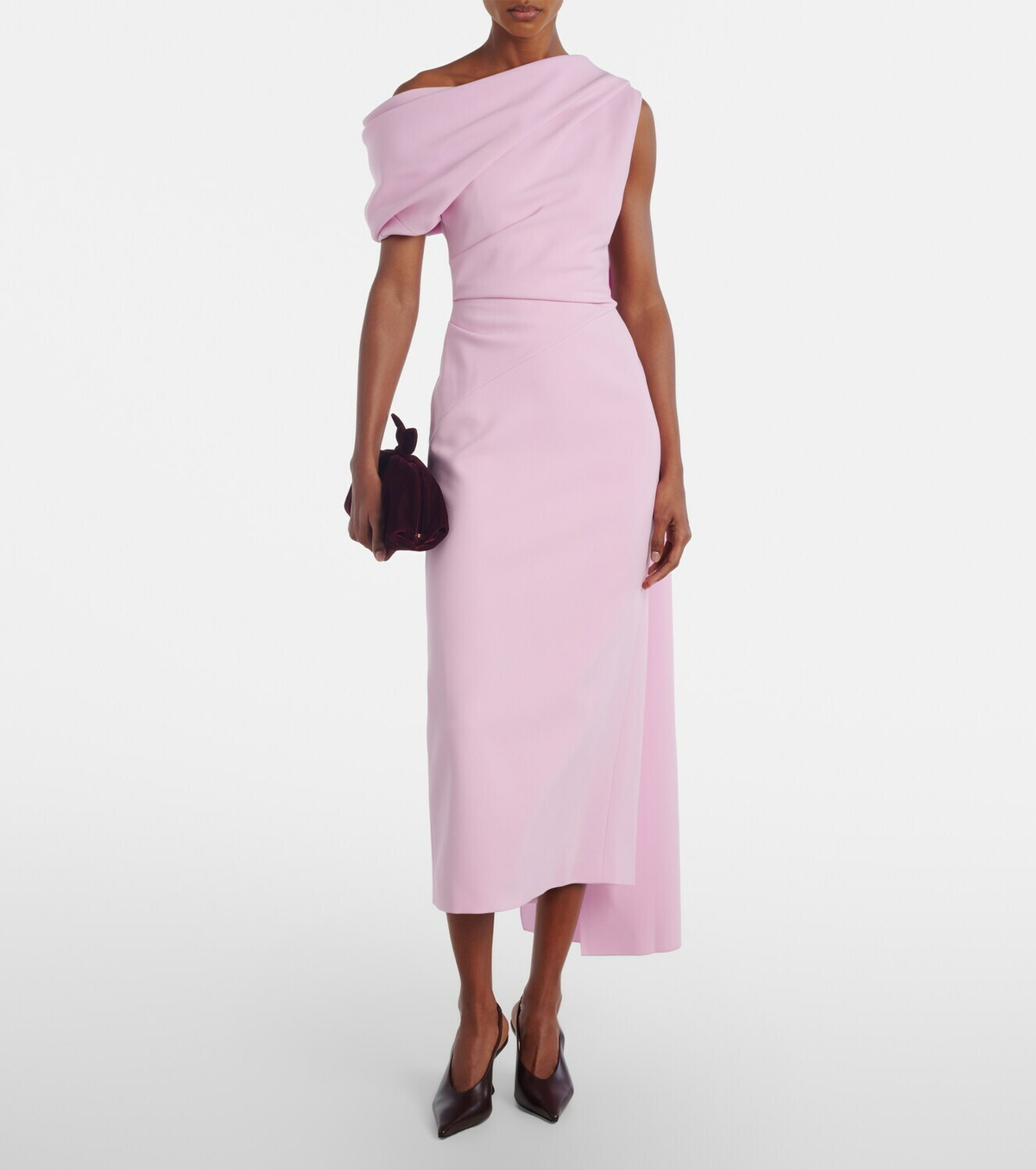Roksanda Maite caped midi dress