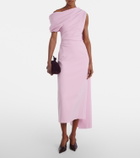Roksanda Maite caped midi dress