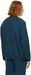 Frenckenberger Blue Boyfriend R-Neck Sweater