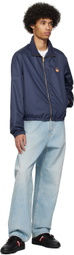 Bally Navy Patch Jacket