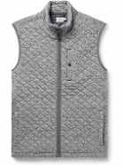Faherty - Epic Quilted Cotton-Blend Gilet - Gray