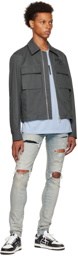 AMIRI Gray Military Jacket