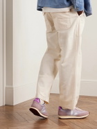 Veja - Rio Branco Leather-Trimmed Alveomesh and Suede Sneakers - Purple