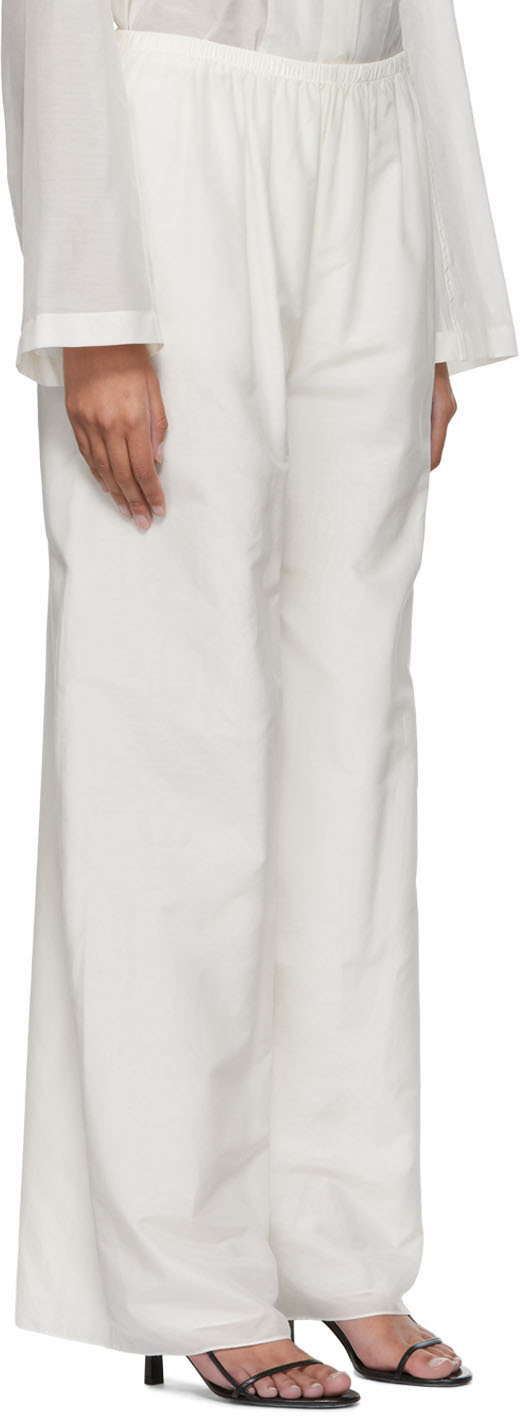 The Row Off White Andres Trousers The Row