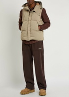 Ten C Boreal Hooded Shell Gilet Light Grey