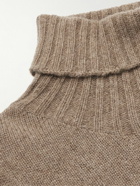 Altea - Slim-Fit Cashmere, Mohair and Wool-Blend Rollneck Sweater - Neutrals