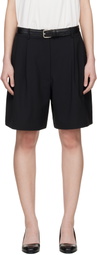 Cordera Black Tailored Bermuda Shorts