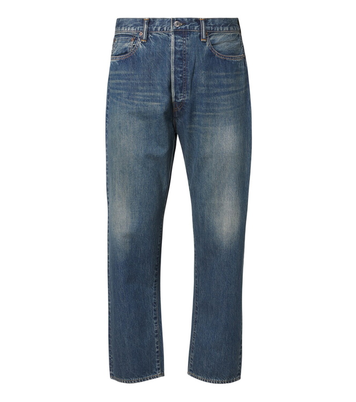 Photo: A.Presse Faded wide-leg jeans