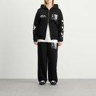 END. Devils Darts Team Straight Leg Sweatpant in Washed Black