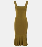 Galvan Atalanta knitted midi dress