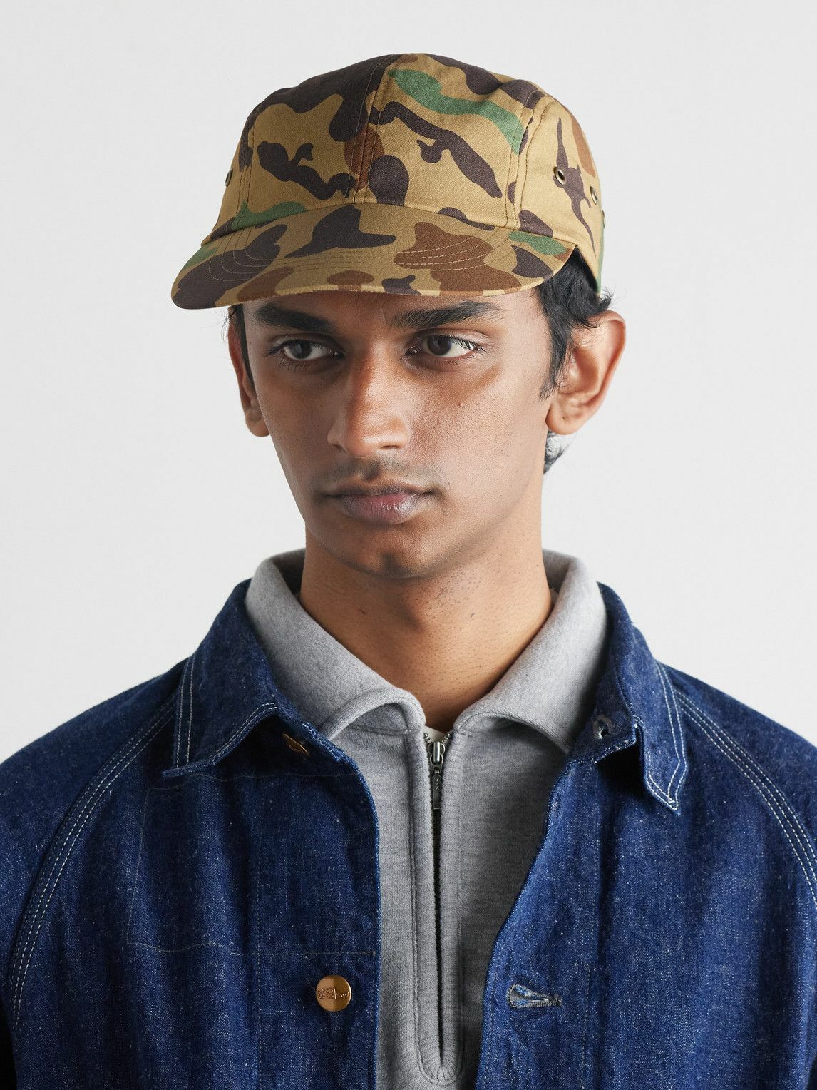 Beams Plus - Camouflage-Print Nylon Baseball Cap Beams Plus