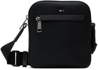 BOSS Black Faux-Leather Reporter Bag