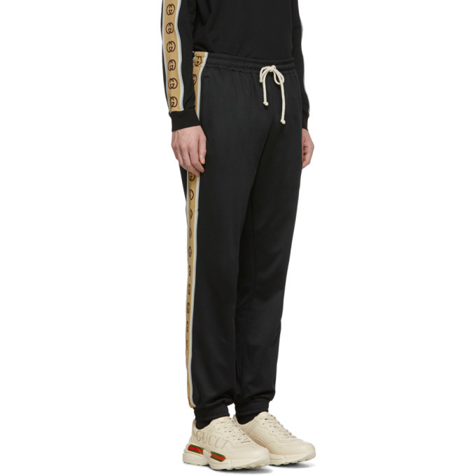 Gucci Black Technical Jersey Jogging Pants Gucci