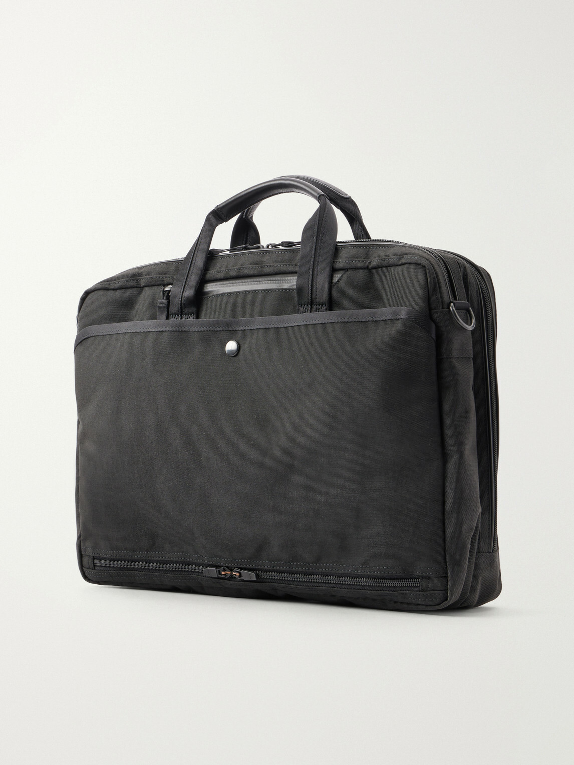 Porter-Yoshida and Co - Hybrid 2Way Canvas Briefcase - Black
