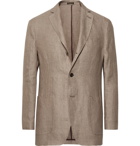 Rubinacci - Unstructured Linen Blazer - Men - Brown