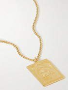 Tom Wood - Tarot Strength Gold-Plated Necklace