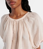 Loro Piana Gritt ramie blouse
