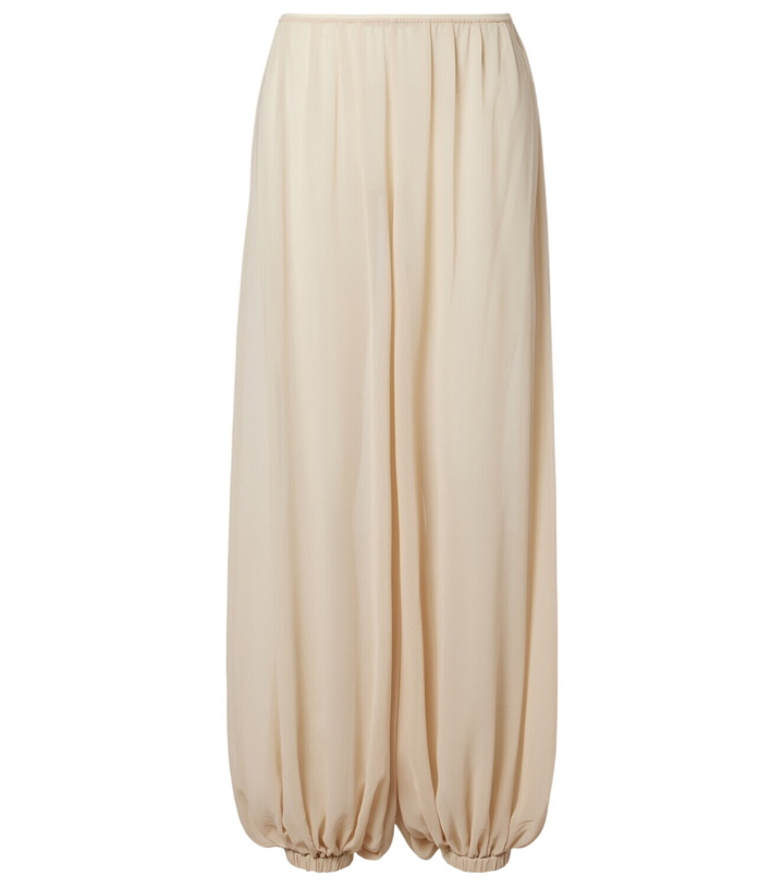 Photo: The Frankie Shop Mio sheer crêpe balloon pants