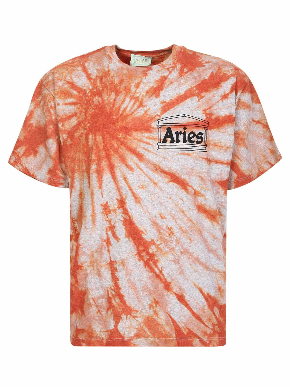 ★ARIES Destroyed 69 T-Shirt 関税込★ Aries Men's Destroyed 69 T-Shirt in Ecru ARIES