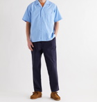 NANAMICA - Convertible-Collar Cotton-Blend Shirt - Blue